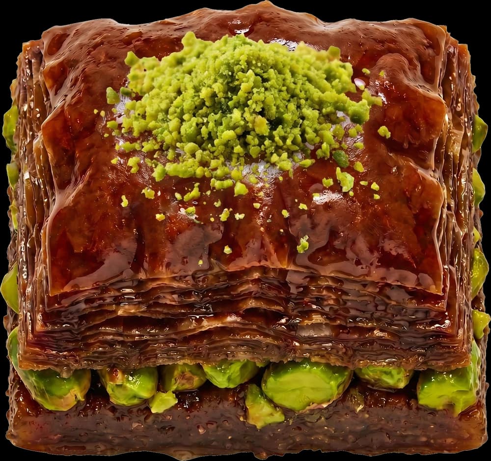 Chocolate Pistachio baklava